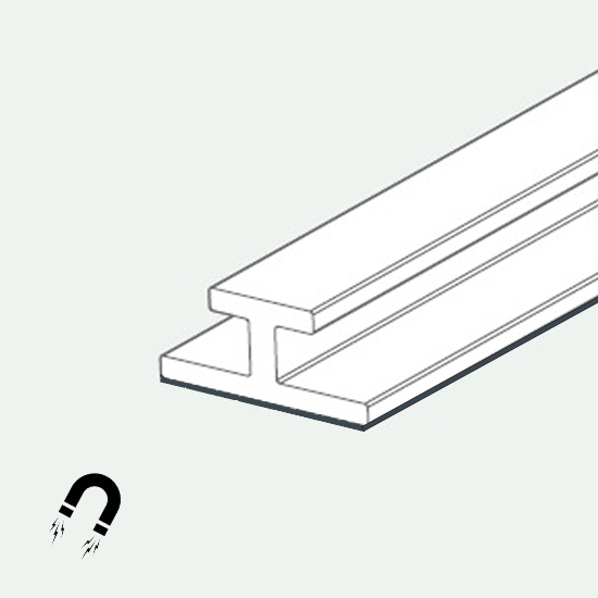 Ayraç - İtici Sabitleme Rayı Mıknatıslı 100 cm